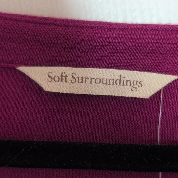 Soft Surroundings Fuchsia Marla Dress NWT - Picture 3 of 10
